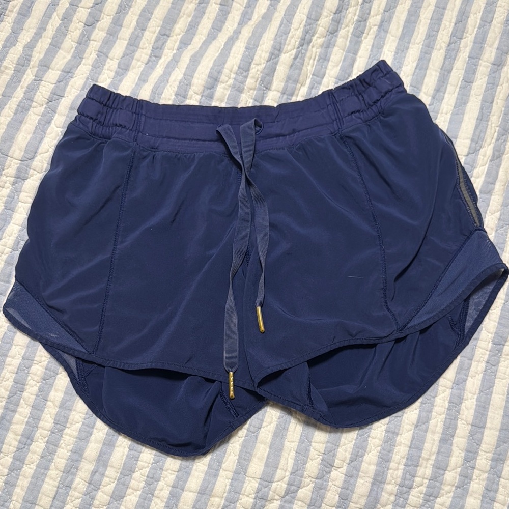 Lululemon Women's Navy Blue Athletic Shorts